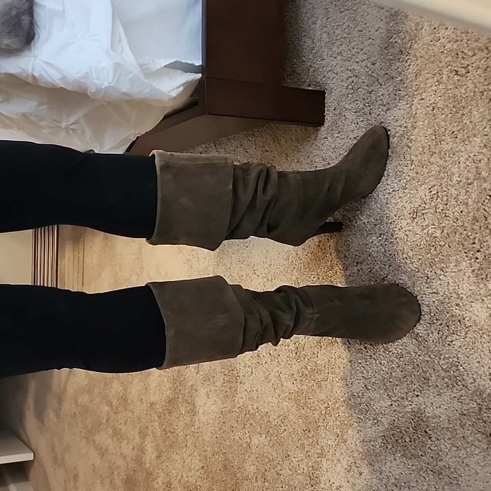 Colin Stuart Suade Boots - image 3